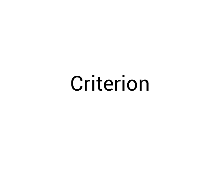 Criterion Logo