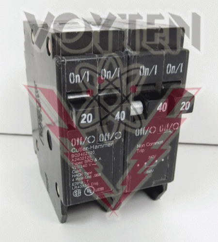 BQ2402120 Circuit Breaker by Eaton, Curler Hammer or Westinghouse