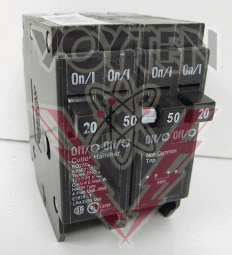 BQ2502120 Circuit Breaker by Eaton, Curler Hammer or Westinghouse