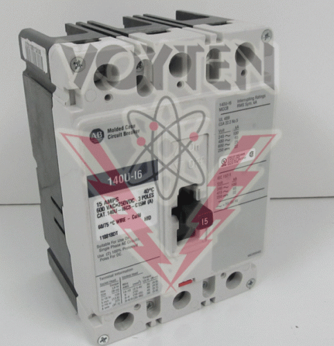 140U-I6C3-C15M Circuit Breaker by Allen Bradley