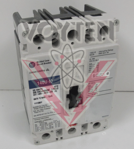 140U-I0C3-C60 Circuit Breaker by Eaton, Cutler Hammer or Westinghouse