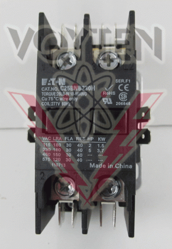 C25BNB230H Contactor by Eaton, Cutler Hammer or Westinghouse
