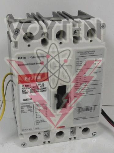 EHD3060LA06N02 Circuit Breaker by Eaton, Cutler Hammer or Westinghouse
