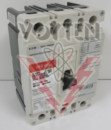 HFD3050V Circuit Breaker by Eaton, Cutler Hammer or Westinghouse