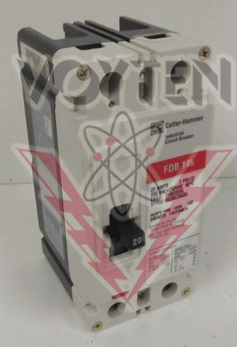 FDB2020L Circuit Breaker by Eaton, Cutler Hammer or Westinghouse