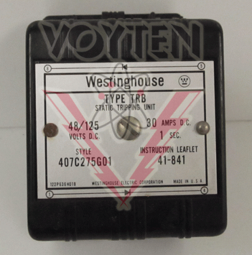 407C275G01 Relay by Eaton, Cutler Hammer or Westinghouse