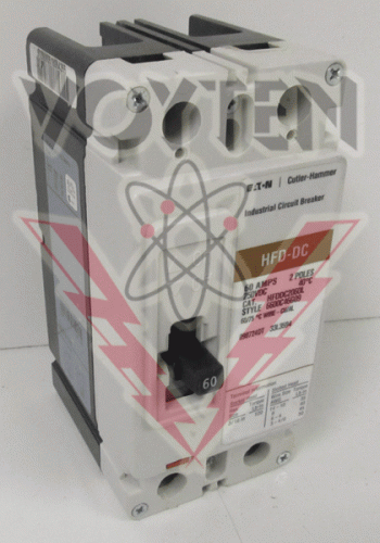 HFDDC2060L Circuit Breaker by Eaton, Cutler Hammer or Westinghouse
