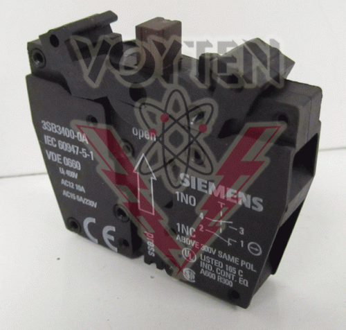 3SB3400-0A Contact Block by Siemens