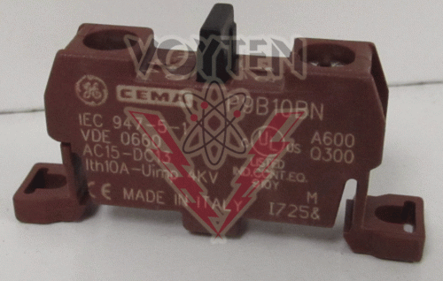 P9B10BN Contact Block by General Electric