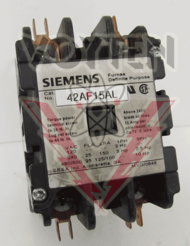 42AF15AL Contactor by Siemens