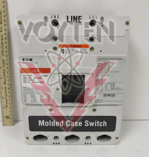 LD3600K Molded Case Switch by Eaton, Cutler Hammer or Westinghouse