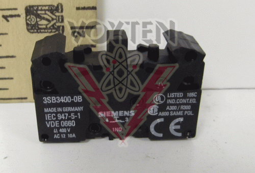 3SB3400-0B Contact Block by Siemens