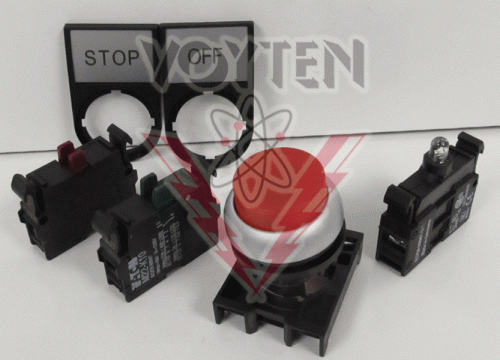 M22-DLH-R-K11-R-P Push Button by Eaton, Cutler Hammer or Westinghouse