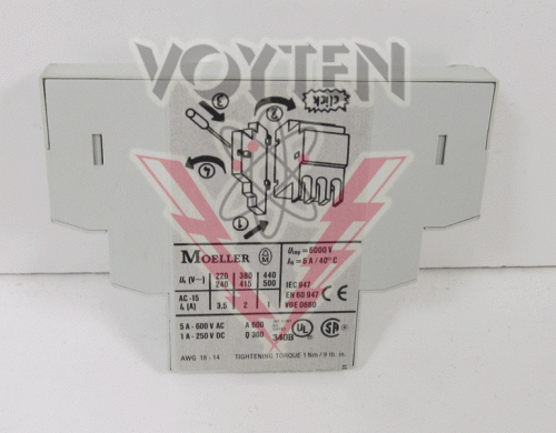 HI11-S/EZ-PKZ0 Aux Contacts by Moeller