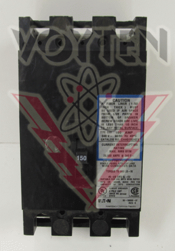 CHH3150H2X Circuit Breaker by Eaton, Cutler Hammer or Westinghouse