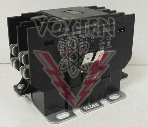 C25CNB130A Contactor by Eaton, Cutler Hammer or Westinghouse