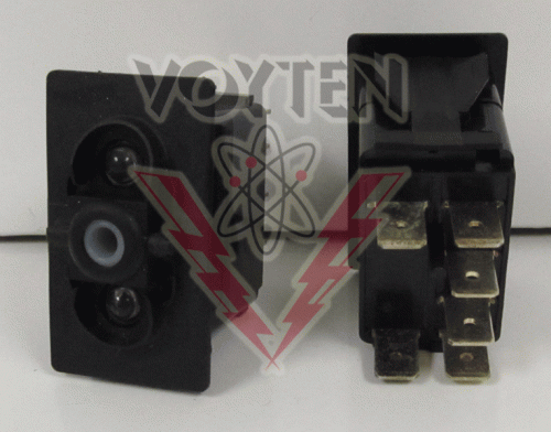 VLBAKXXB-00000-000-XLU1 Rocker Switch by Carling
