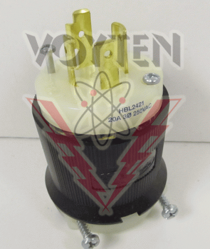 HBL2421 Twist-Lock Plug by Hubbell