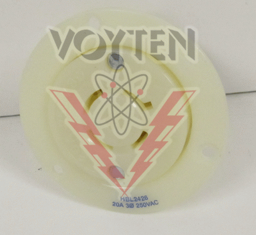 HBL2426 Twist-Lock Recepticle by Hubbell