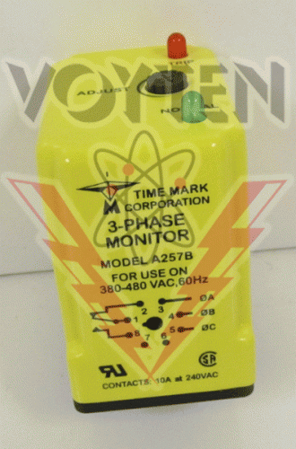 A257B-480VAC 3 Phase Monitor by Time Mark