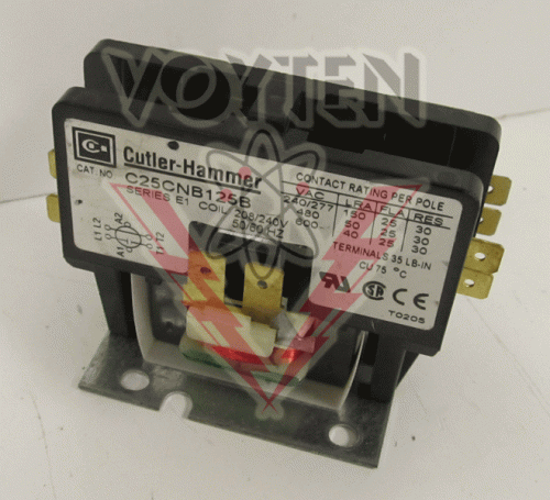 C25CNB125B Contactor by Eaton, Cutler Hammer, or Westinghouse