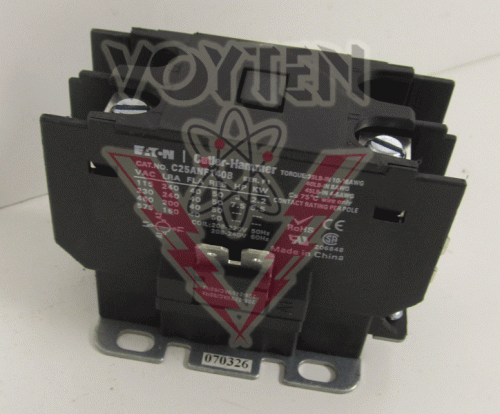 C25ANF140B Contactor by Eaton, Cutler Hammer, or Westinghouse