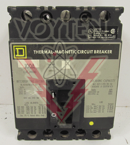FAL34100 Circuit Breaker by Square D