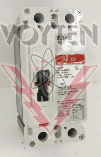 FD2050J01 Circuit Breaker by Eaton, Cutler Hammer or Westinghouse