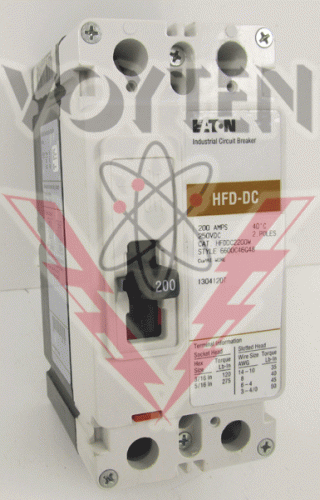 HFDDC2200W Circuit Breaker by Eaton, Cutler Hammer or Westinghouse