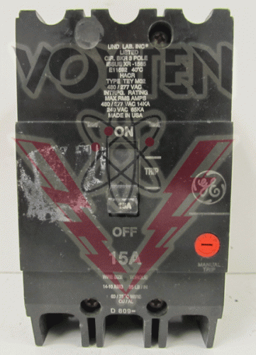 TEY315 Circuit Breaker by GEC Switchgear