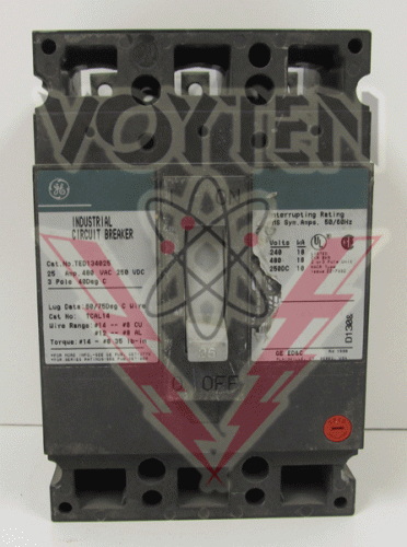 TED134025 Circuit Breaker by General Electric