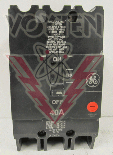 TEY340 Circuit Breaker by General Electric