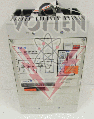 S801T18N3S Soft Starter by Eaton, Cutler Hammer, or Westinghouse
