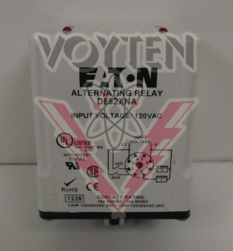 D852XNA Relay by Eaton, Cutler Hammer or Westinghouse