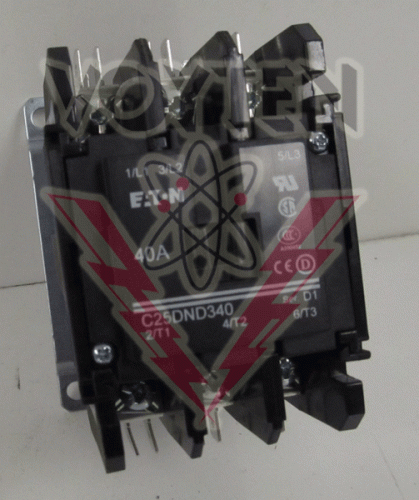 C25DND340A Contactor by Eaton, Cutler Hammer, or Westinghouse
