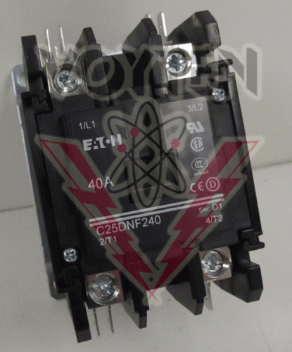 C25DNF240A Contactor by Eaton, Cutler Hammer, or Westinghouse