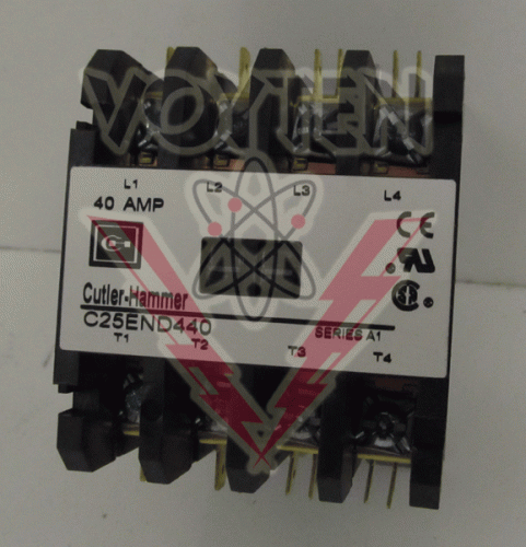 C25END440A Contactor by Eaton, Cutler Hammer, or Westinghouse