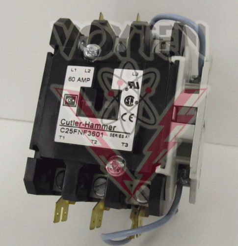 C25FNF3601T Contactor by Eaton, Cutler Hammer, or Westinghouse