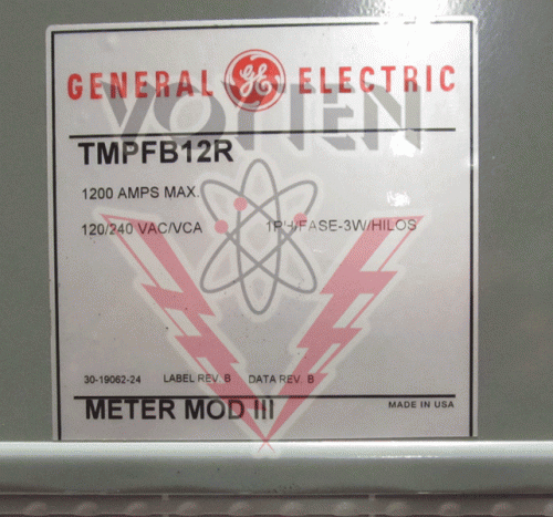 TMPFB12R Main Meter Module by General Electric