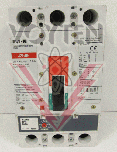 JGE3250FA Circuit Breaker by Eaton, Cutler Hammer or Westinghouse