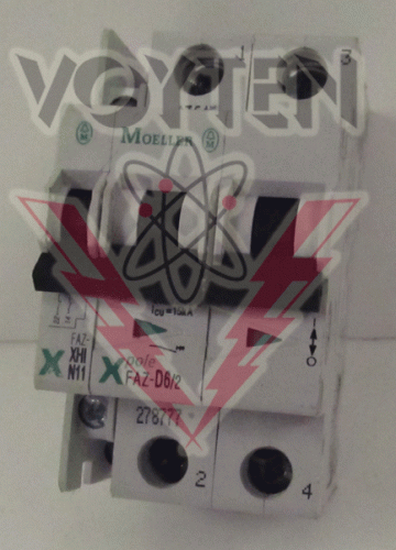 FAZ-D6/2 Circuit Breaker by Moeller