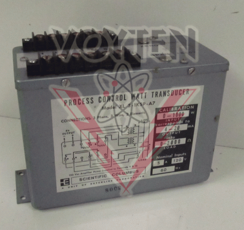XL3-1K5P-A7 Transducer by Scientific Columbus
