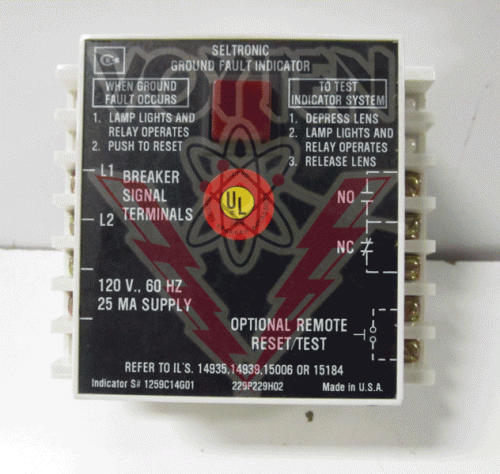 1259C14G01 Indicator by Eaton, Cutler Hammer or Westinghouse