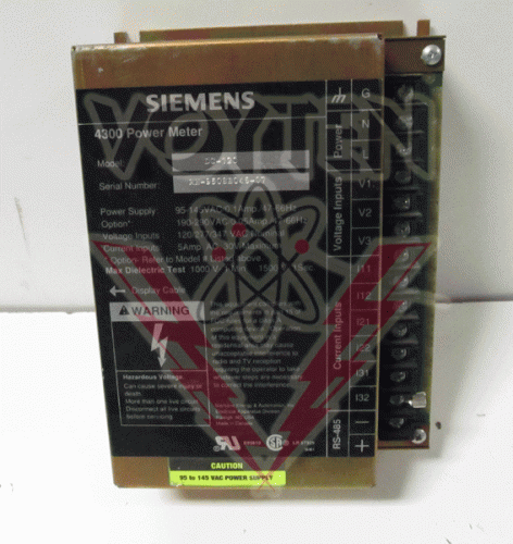 4300DC-120 Power Meter Power Supply by Siemens
