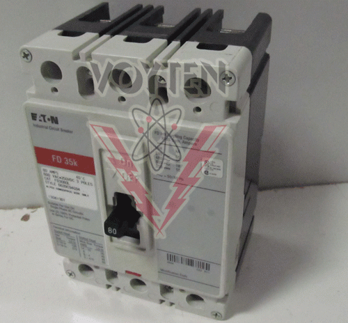 FD3080L Circuit Breaker by Eaton, Cutler Hammer or Westinghouse
