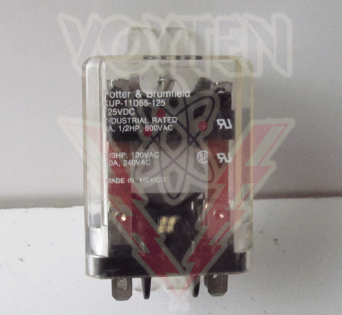 KUP-11D55-125 Relay by Potter And Brumfield