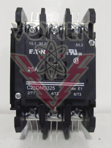 C25DND325 Contactor by Eaton, Cutler Hammer or Westinghouse