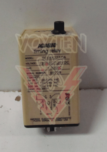 SCERX22ACA Time Delay Relays by Agastat