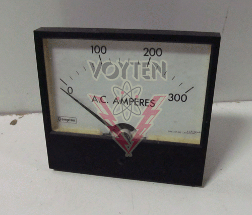 01KAFARX  Instruments AC Amperes Meter by Crompton