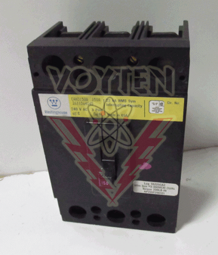 CAH3150W Circuit Breaker by Eaton, Cutler Hammer or Westinghouse